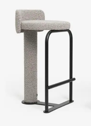 Mickey Barstool - BM- (Matte Black #11, C.O.M, C.O.M, C.O.M, No, No, No, Black, No, Standard, 30” - Footrest Height at 12")