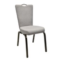 Tetra Flexback Chair - CA-3568 (Gunmetal Grey #714, Culp fabric, Culp fabric, Culp fabric, Tubing 1, No, Open, No, No, No, No, Deluxe Metal Glide, No, None, No)