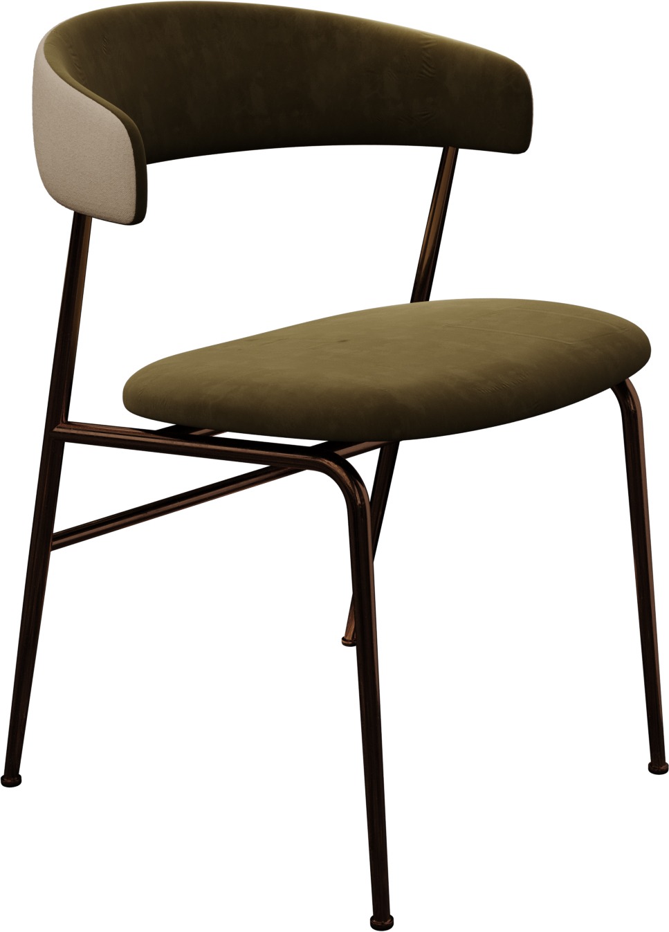 Molde Chair - CM-4069 (Custom, TSS Fabric, TSS Fabric, TSS Fabric, No, No, No, No, No, Deluxe Metal Glide, No, None)