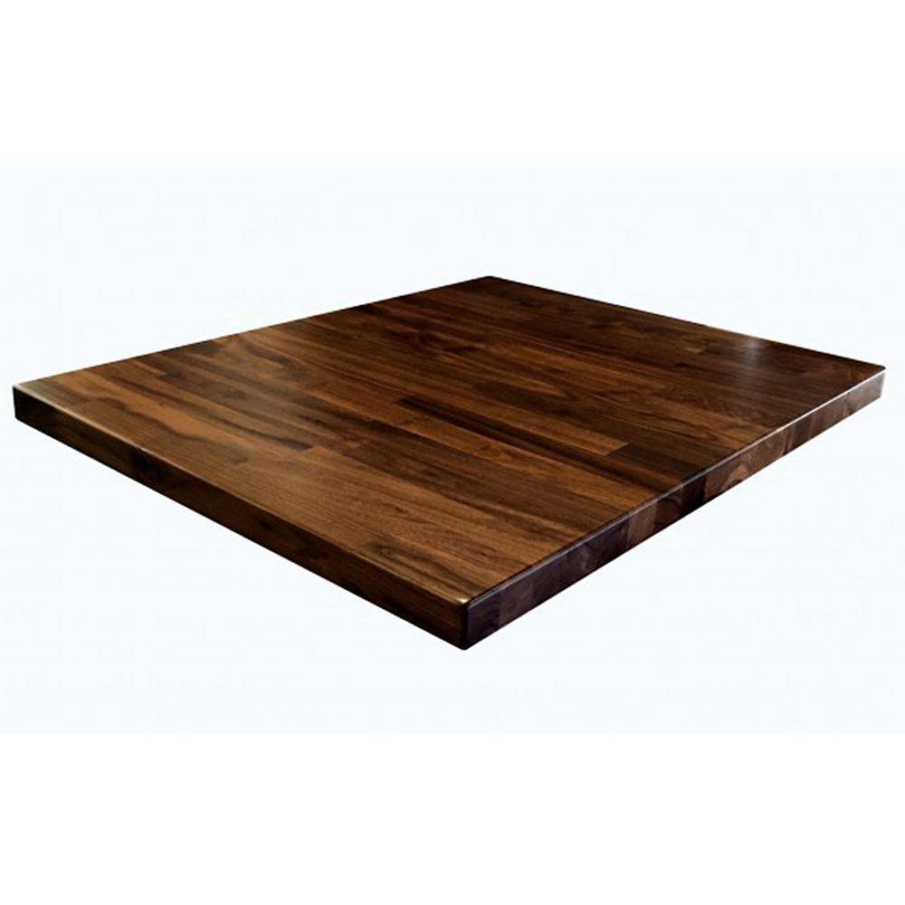 Table Top Solid Wood Plank Walnut QS - TW-6650 (24” x 24” )