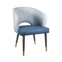 Gem Chair - CA-395 (Custom, C.O.M, C.O.M, C.O.M, No, No, No, No, No, Deluxe Metal Glide, No, Brass, No)