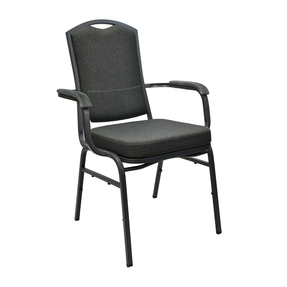 Henry Arm Chair - CM-3929-A (Gunmetal Grey #714, Road Black-TS 1830-07, Road Black-TS 1830-07, Road Black-TS 1830-07, Straight, Tubing 1, Boxed, Open, No, No, Deluxe Metal Glide, No, No, Yes)