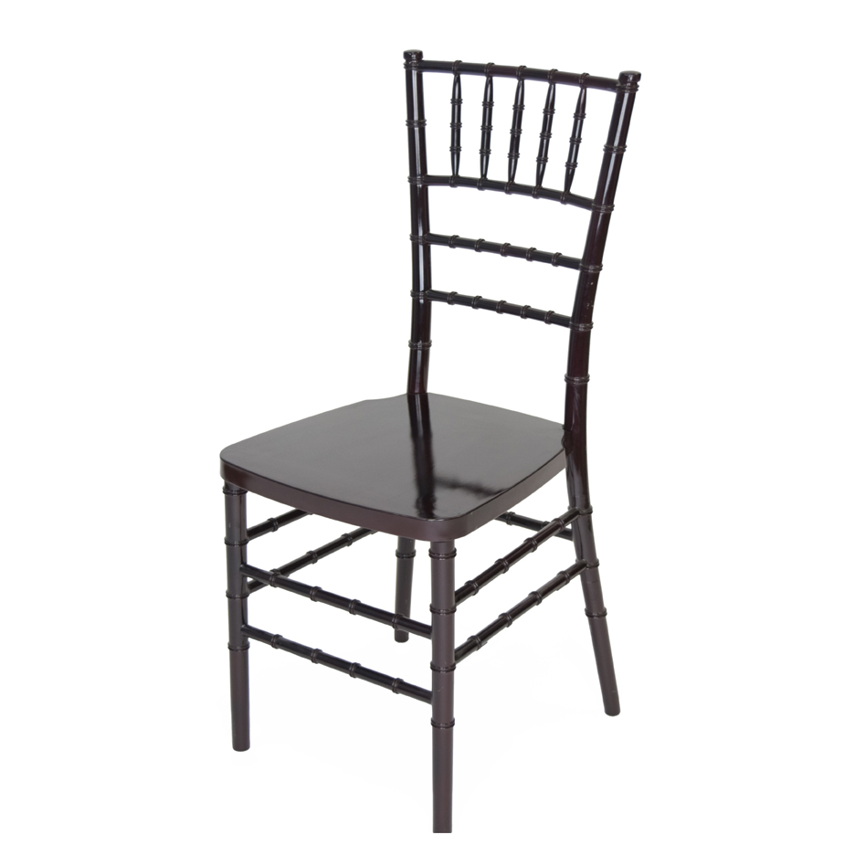 Chiavari Steel Core Resin Chair - CP-1815 - Mahogany