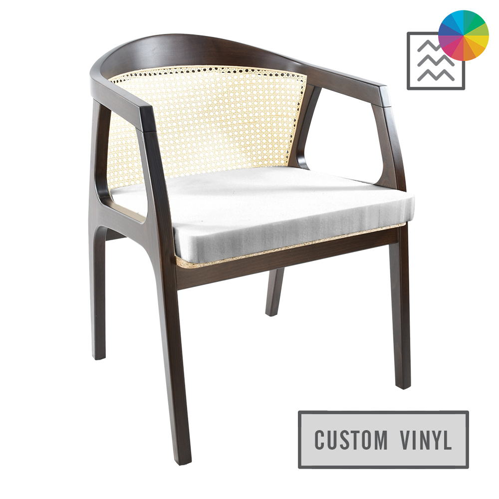 Luxor Arm Chair Walnut - CW-0984-A-QS