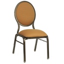 Closed Tear Drop Chair - CA-3306 (Custom, C.O.M, C.O.M, C.O.M, Straight, Tubing 1, Boxed, No, No, Hidden, No, No, Deluxe Metal Glide, Yes, None, No)