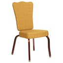 Lavender Chair - CA-3540 (Flat Black #18, TSS Fabric, TSS Fabric, TSS Fabric, Tubing 1, No, Closed, No, No, No, No, Deluxe Metal Glide, No, None)