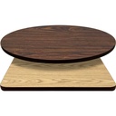 TT-6057 Two-Sided Table Top Oak/Walnut