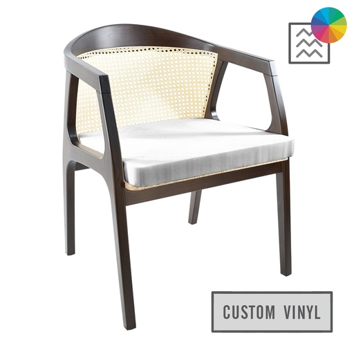 Luxor Arm Chair Walnut - CW-0984-A-QS