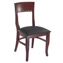 Biedermeier Chair Oak Mahogany - 006S-OM