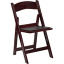 Padded Resin Garden Chair Black - CP-1820-U-B