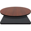 TT-6056 Two-Sided Table Top Mahogany/Black