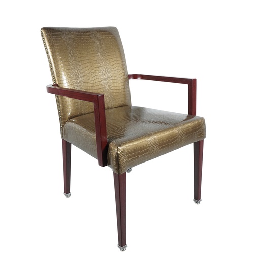 Maxwell Arm Chair - CA-3872-A-QS1 - Red Mahogany # 57